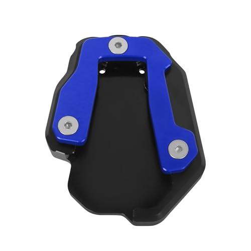 Extension béquille moto CRF1100L anti-enfoncement pour Africa Twin bleue