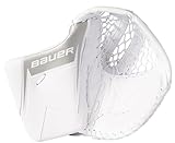 Gauche : la poignée gauche blanche offre une surface de frappe maximale et une sécurité maximale font de la poignée de gardien de but Bauer SV-Pro pour gardien de but blanc le choix idéal pour les jeunes goalies. Le nouveau Fused Double T-Trap est 5 % plus grand et