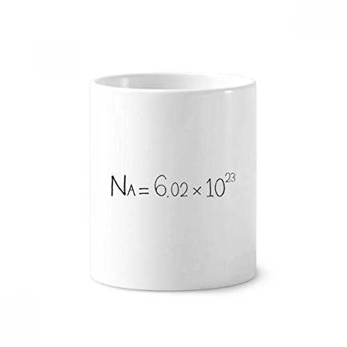 Tasse blanche constante d'Avogadro en céramique, cadeau de chimie idéal