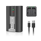 DGFTB 1-Pack 6040mAh Replacement Battery with 1 Charger Station for Ring-Doorbell Camera 2/3/4, Spotlight Camera and Stick Up Cam, Rechargeable Upgraded Lithium Li-ion Batteries 3.65V Camera Indoor