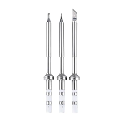 Image of 3PCS TS100 Soldering Tips Kit, Compatible with TS100|TS101| /PinecilV2|pine64 Soldering Iron-Includes TS-K,TS-I,TS-D24 Fast Heating