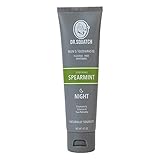 Dr. Squatch Night Teeth Whitening Toothpaste - Flouride Free Natural Toothpaste - Soothing Spearmint...