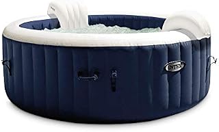Intex 28429E PureSpa Plus 4 Person Portable Inflatable Hot Tub Spa with 140