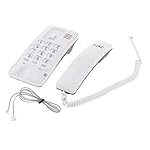 MYADDICTION-Mini-Wall-Phone-Corded-Powered-by-Telephone-Line-for-Hotel-Family-White-Home-Telephones-Accessories-Corded-Telephones-consumerelectronics