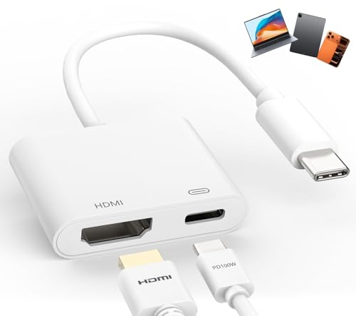 USB C to HDMI Adapter for iPhone to TV [MFi