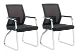 EKE 2 Sillas Oficina Escritorio Ergonomica Minimalista Moderna Trineo Duraderas Comodas Transpirables