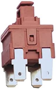 4 Interruptores Intermedios 6A 250V - Cable 2-3 Pines, Tipo Basculante - Para Lámparas De Mesa, Noche Y Pequeños Electrodomésticos