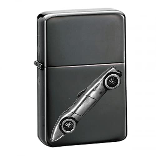 Briquet à essence Healey 100 M avec élégant motif effet étain rechargeable