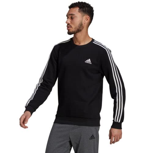 Sweat adidas Classic Noir M : le pull col rond idéal pour vos sorties décontractées
