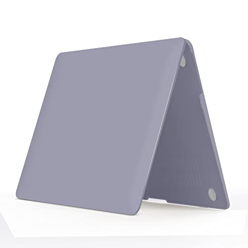 IBENZER Compatible with Old Version MacBook Air 13 Inch Case (2010-2017 Release). Models: A1466 / A1369, Plastic Hard Shell Case with Keyboard Cover for Mac Air 13, Lavender Grey, A13LVGY+1 by IBENZER - Image 5