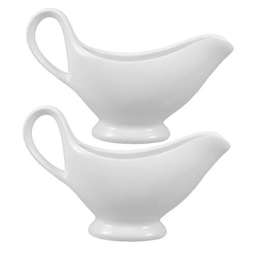 Alipis Serving Sauce Pitcher Decorative Sauce Cup Handle 230ml for Condiments Gravy