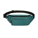 Hattba Riñonera versátil para exteriores, unisex, impermeable, Oxford, con múltiples compartimentos con cremallera