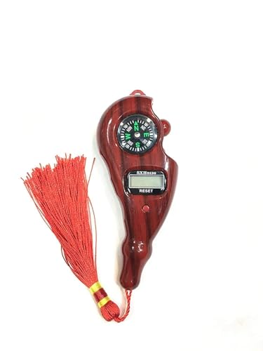 Image of 99999 5 Digit Multiuse Digital Electronic Portable Mini Hand Tally Clicker Counter Finger Ring Mantra Jaap Device Machine Cricket Umpire Counting Zikr Ziker Dhikr (2026Red Compass)