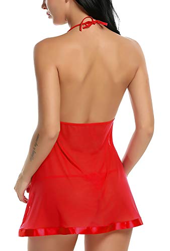 Image of Xs and Os Women's Blended Solid Midi Babydoll