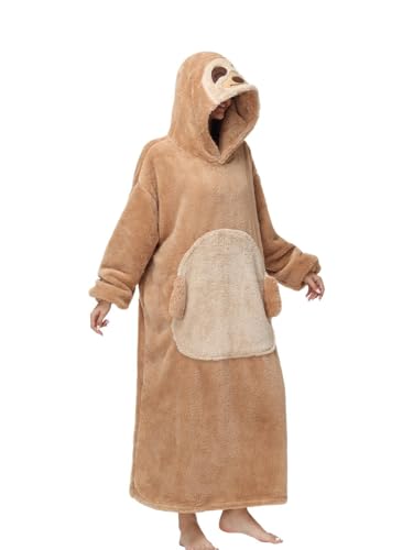 Couverture à capuche surdimensionnée contre le froid à la maison - 2