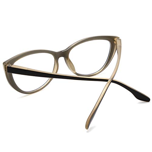 Crgatv 3 Pack Reading Glasses Blue Light Blocking Stylish Cat Eye Computer Readers Anti Eyestrain & Glare For Women #TOP4