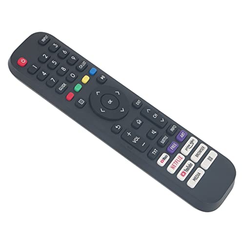 Beyution En2J30H Replace Remote Control Fit For Hisense Vidaa Smart Tv 2020 32A45Gv 40H5G 40A4Gv 40A40Gv 40A40Gmv 43H77G 43V6G 43A60G 43A60H 43A60Gmv 43A6010Gmv 40H55G 40A4Hv 40A4070Gmv 43H6G #TOP1