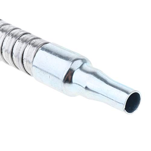 Jojomis Embudo de combustible de boca ancha de 5.5 pulgadas para vehículos automotrices, manguera de tubo flexible larga de 24.8 pulgadas, extensión para agua, gasolina, aceite refrigerante