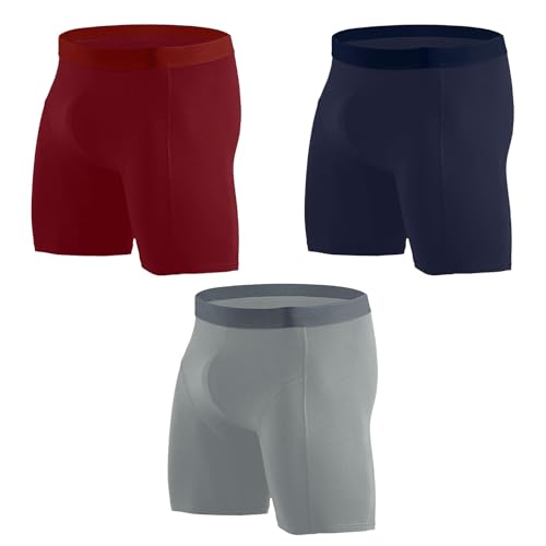 Calzoncillos para el día de San Valentín con diseño deportivo gris