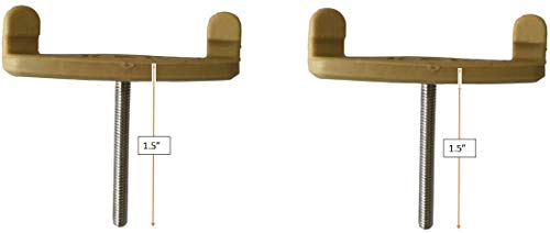 2 Replacement Extra Long Feet for KUN, Bon Style Violin Shoulder Rest, 1.5'