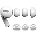 Fixador Auricular Borracha Fone Compatível Com AirPods Pro (M, Branco)