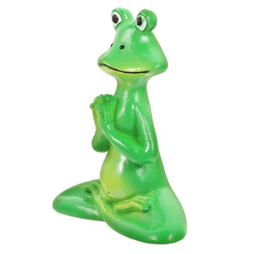 VICASKY Froschfigur Aus Kunstharz Für Garten Rasen Teich Fensterbank...