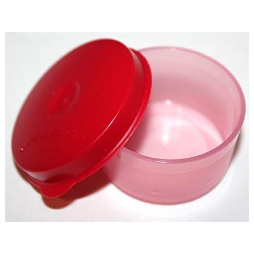 Tupperware Mini Box Mini Pill Box Red Rose