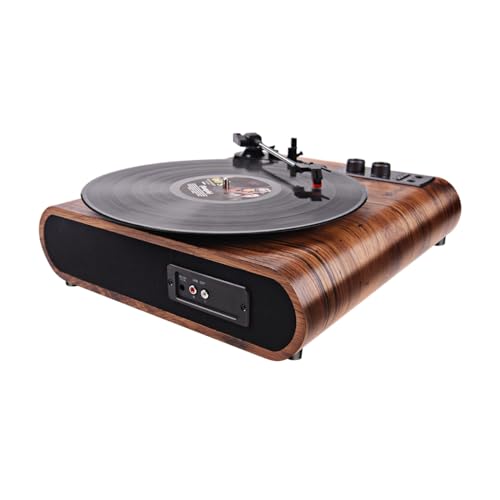Platine Vinyle, VOKSUN Bluetooth Tourne Disque 33/45/78 LP Lecteur Vinyles à 3 Vitesses avec Haut-Parleurs Stéréo, MP3/FM Radio/Aux-in/RCA, Bois Naturel - Les Beatles, Paul McCartney, John Lennon, RIngo Starr, George Harrison Platine Vinyle, VOKSUN Bluetooth Tourne Disque 33/45/78 LP Lecteur Vinyles à 3 Vitesses avec Haut-Parleurs Stéréo, MP3/FM Radio/Aux-in/RCA, Bois Naturel – Image 8