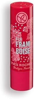 Yves Rocher Lip Balm Raspberry, 4.8g/0.17oz - Nourishing Lip Care, Hydrating Lip Balm, Berry Scent, Long-Lasting Moisture, Soft and Smooth Lips, Natural Ingredients, Rich Hydration
