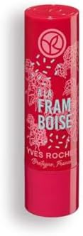 Yves Rocher Lip Balm Raspberry, 4.8g/0.17oz - Nourishing Lip Care, Hydrating Lip Balm, Berry Scent, Long-Lasting Moisture, Soft and Smooth Lips, Natural Ingredients, Rich Hydration