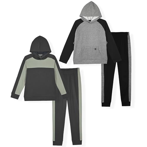 Ensemble de jogging pour enfants chaud en polaire Tony Hawk lot de deux tenues