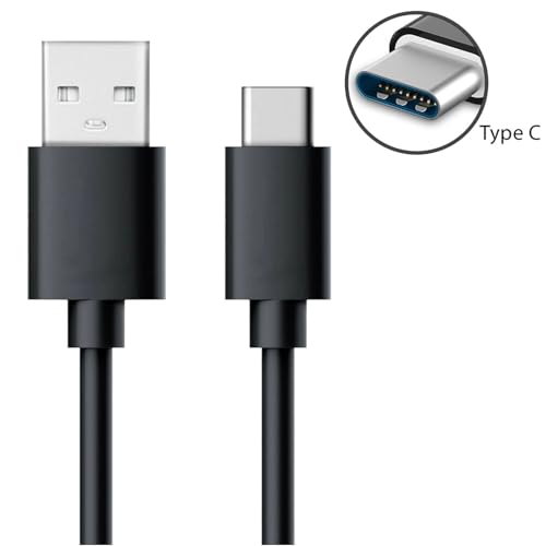 Image of 18W Charger for Xiaomi Redmi 13C 5G / 13 C Charger Original Adapter Like Android Mobile Fast USB Wall Charger with 1 Meter USB Type C Charging Data Cable (3 Amp, TMI16, Black)