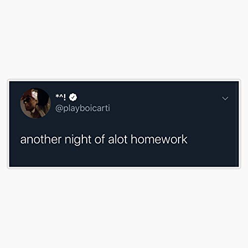 Playboi Carti Tweet Sticker Decal Bumper Sticker 5