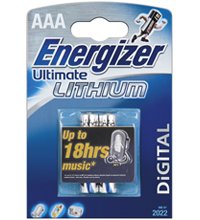 Preisvergleich Produktbild Energizer Batterie Lithium Format Micro AAA 2 Packungen (Import Deutschland)