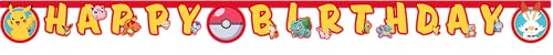 Pokemon FSC Paper Party Letter Happy Birthday Banner