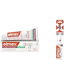 Bundle of elmex Kariesschutz Professional Zahnspangen-Zahnpasta 8-18 Jahre, 75 ml + elmex Expert Präzision Ortho Zahnspangen-Zahnbürste, sanft