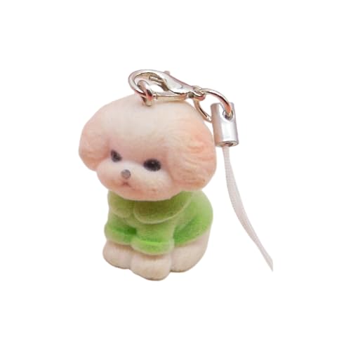 素敵な植毛樹脂キーリングミニチュア動物置物ポータブルアクセサリーギフト動物キーホルダー装飾ソフト植毛キーホルダーギフト用