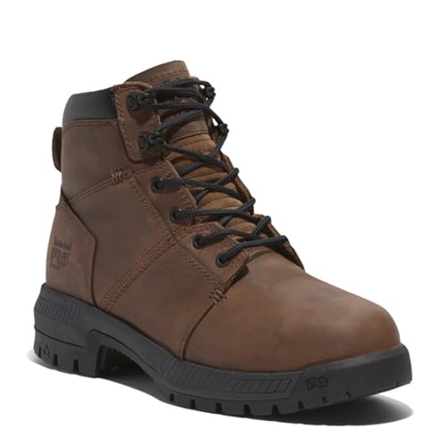 Timberland PRO Timberland PRO Men's Montauk 6 Inch Steel Safety Toe Industrial Work Boot, Gaucho Brown, 14M