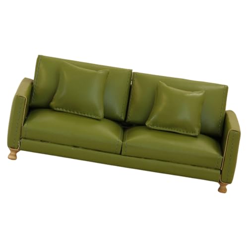 Muebles de muñecas de tela y madera con acabados premium para decoración realista a escala 1/12
