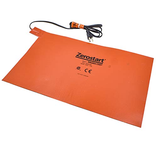 Zerostart 3400038 Silicone Pad Battery Heater | CSA Approved | 120 Volts | 180 Watts