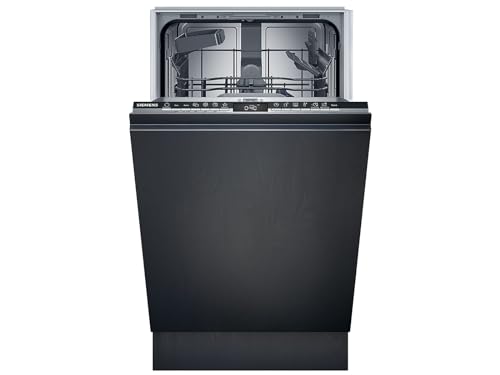 Siemens SR63EX24KE, iQ300 - Lavastoviglie intelligente completamente integrata, larghezza 45 cm, apertura automatica della porta all'estremità del programma, piacevolmente silenziosa con motore