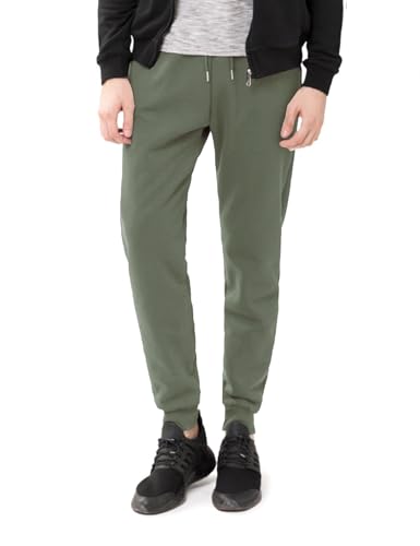 Flygo Men's Fleece Lined Sherpa Sweatpants Winter Warm Pants Jogger Lounge Athletic Pant with Pockets