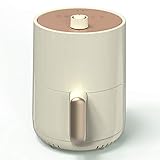  haozai Freidora Sin Aceite 1,5L,Temporizador De 30 Minutos, Memoria De Apagado Inteligente, Operación De Perilla, Freidora De Aire Caliente 900W