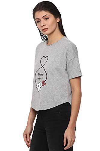 Image of Van Heusen Women's Solid Regular Fit T-Shirt