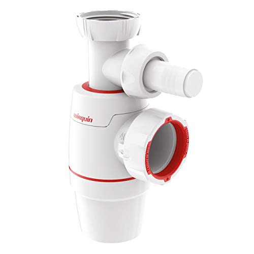 Wirquin 30722149 Siphon d'évier Néo prise mâle, blanc