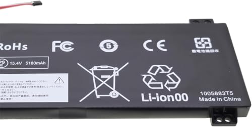 Image of WISTAR L19M4PC2 L19C4PC2 Laptop Battery for Lenovo Legion 5-17IMH05 5-17IMH05H Legion 7-15IMH05 7-15IMHg05 Series 5B10W86188 SB10W89199 5B10W86189 SB10W86197 15.36V 80Wh 5350mAh 4-Cell