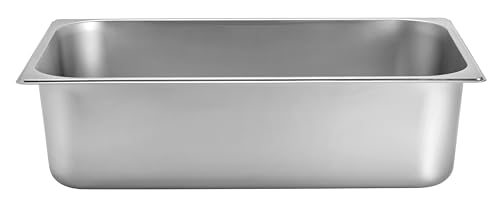 Kratos 28W-229 Full Size Stainless Steel Steam Table Pan, 6” Deep, 24 Gauge