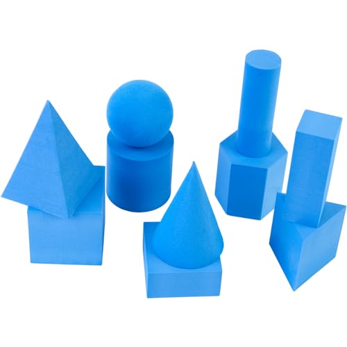 Figurines géométriques DOHE Educa : matériel scolaire Montessori avec cube et cône