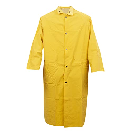 Cordova R9023FRXL Stormfront FR .35 MM PVC/Polyester, Yellow 3-Piece Rain Suit, Limited Flame Resistant, Storm Fly, Bib Pants with Suspenders, Detachable Hood, X-Large2