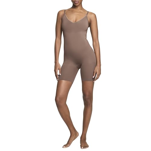 SPANX ASSETS, Cami Midthigh Bodysuit, Café Au Lait, Medium